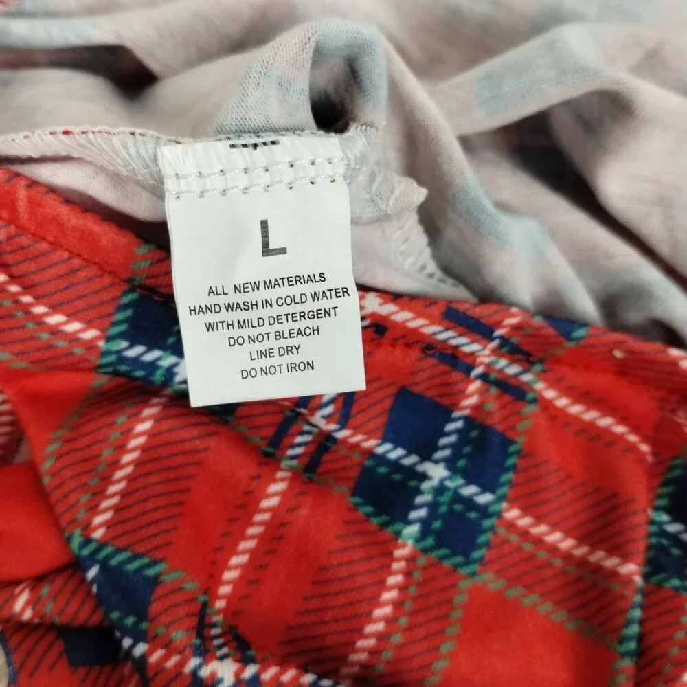 Pet Central Dog Large 16 inch Red Tartan Plaid Holiday Pajamas